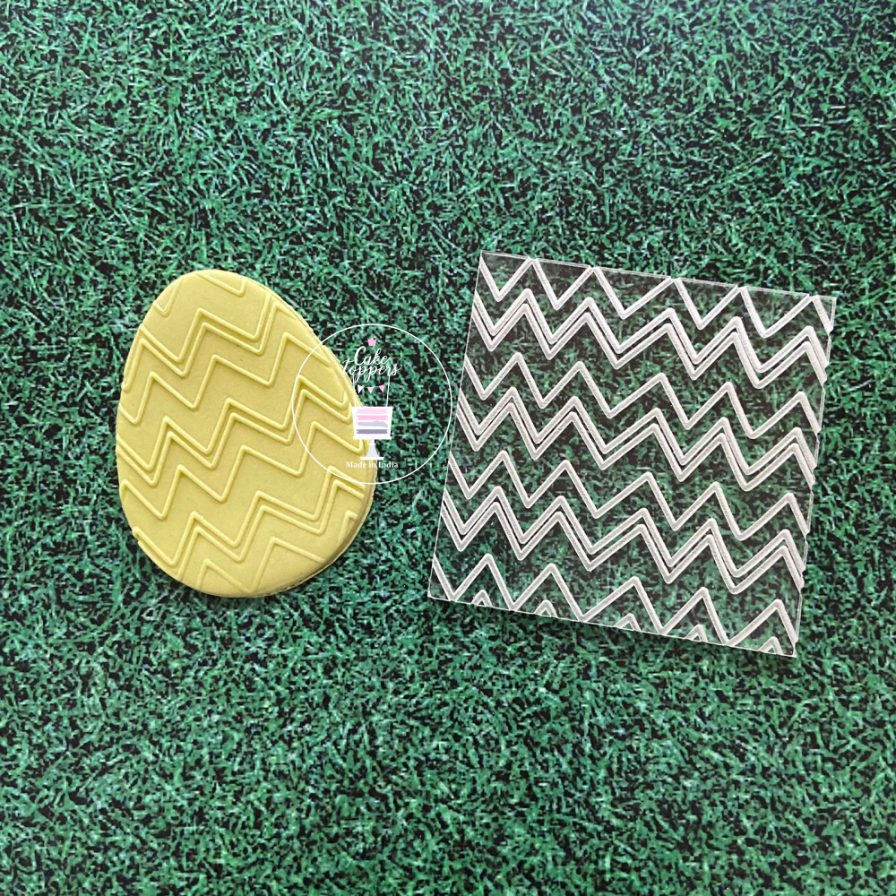 ZigZag Tile - Fondant Debosser