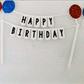 Bunting Happy Birthday Cake Topper
