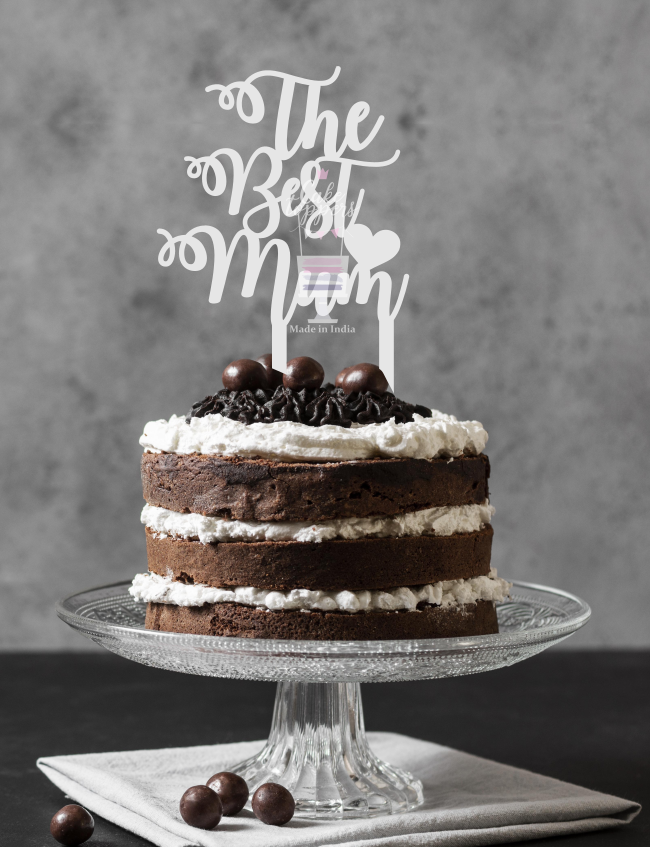 The Best Mum Cake Topper 