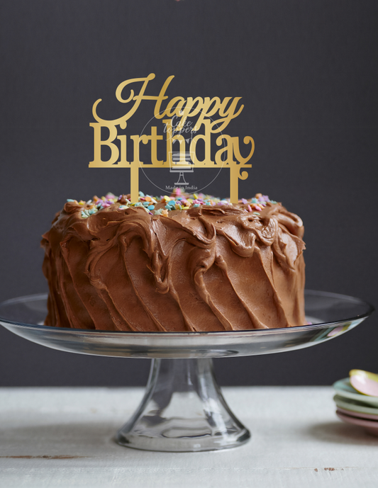 Happy Birthday Cake Topper 