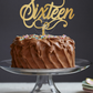 Sweet Sixteen Cake Topper