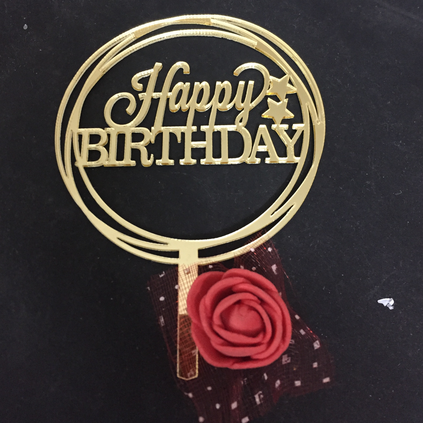  Small Happy Birthday Cake Topper