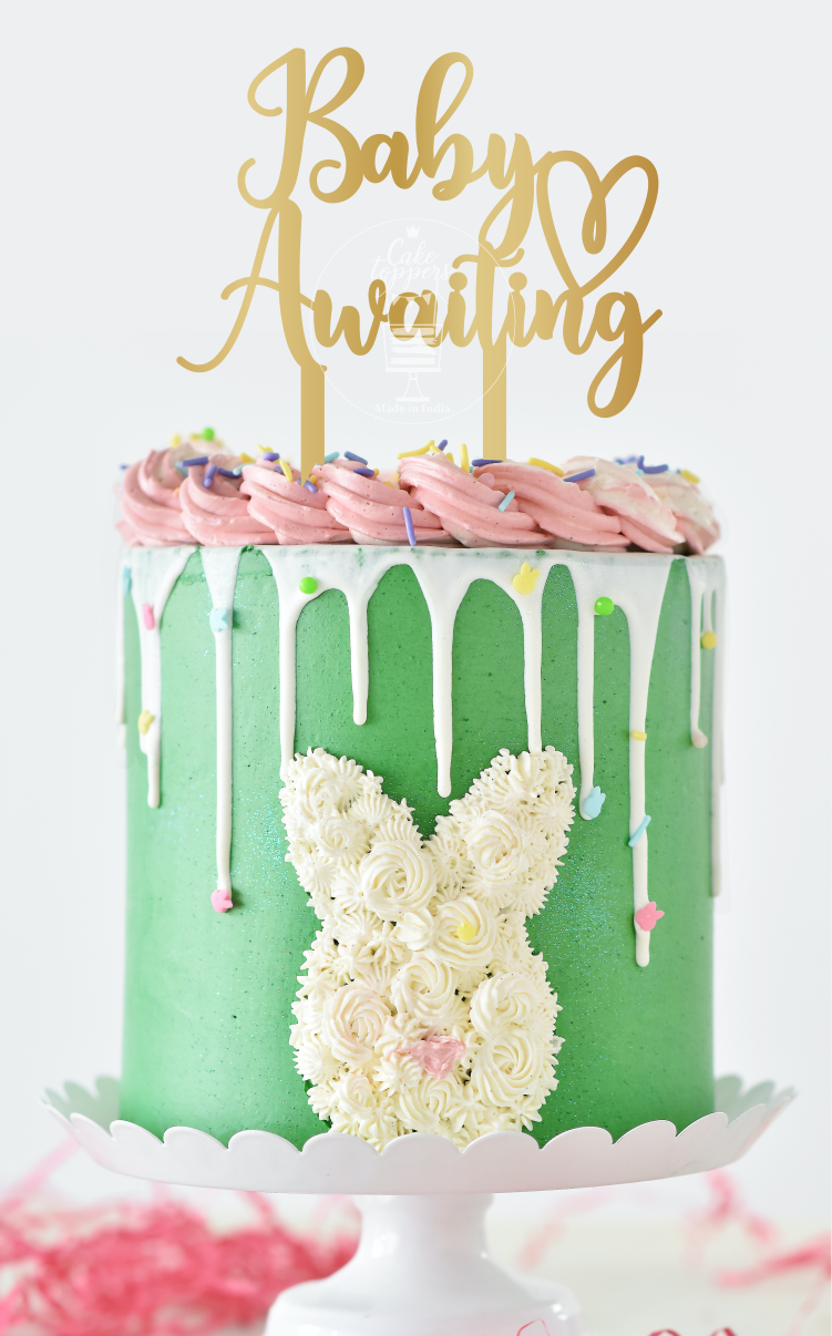 Custom Cake Topper | Acrylic Cake Topper | Baby Shower Cake Topper |