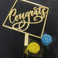 Congrats Cake Topper 