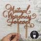 Mutual Weirdness Forever Cake Topper