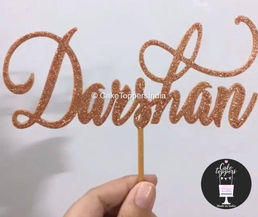 Personalized / Customized Name Cake Topper