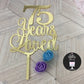 Personalized / Customized Anniversary Cake Topper