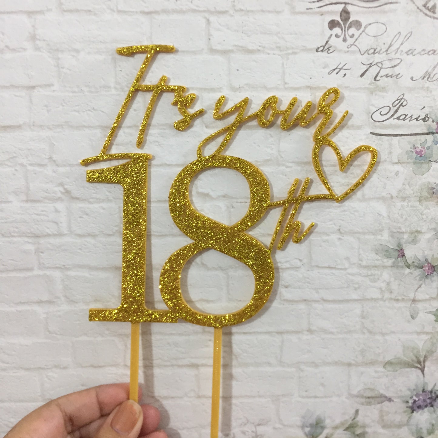 It's your 18th Cake Topper - 18CT007