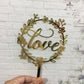 Love Cake Topper