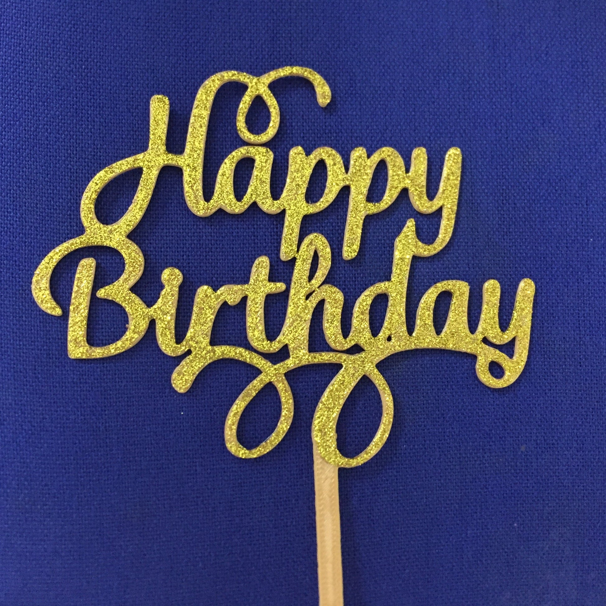 Happy Birthday Cake Topper