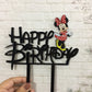 Minnie Happy Birthday Cake Topper - HBDTCT004