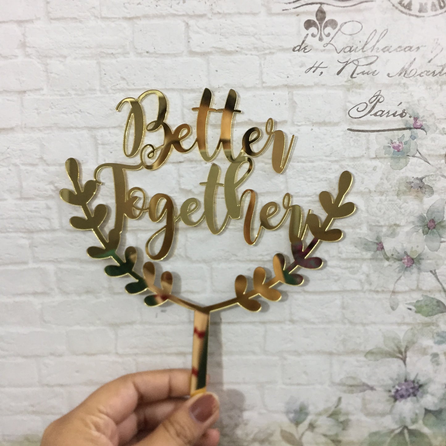 Better Together Cake Topper