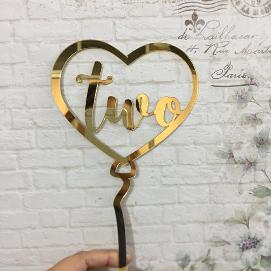 Two Cake Topper