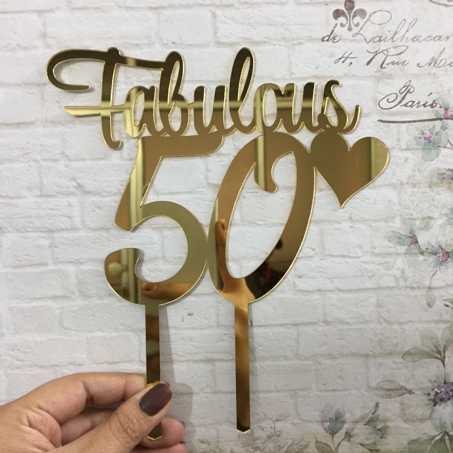 Fabulous 50 Cake Topper -50CT0011