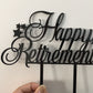 Happy Retirement Cake Topper