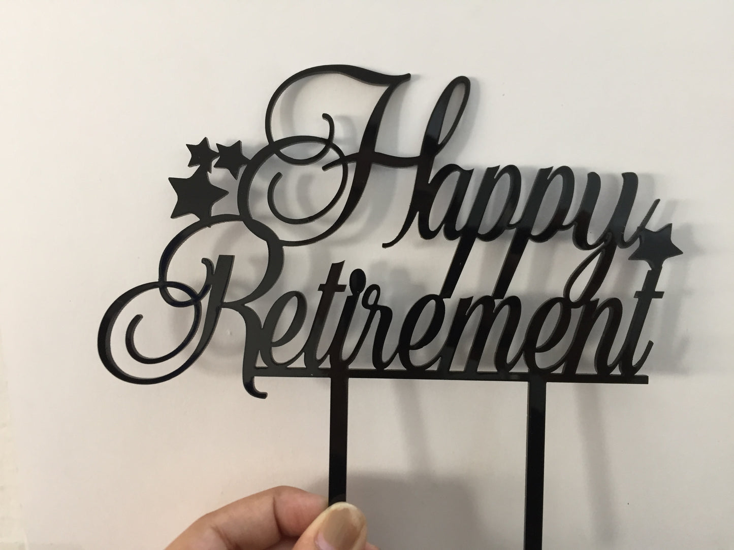 Happy Retirement Cake Topper