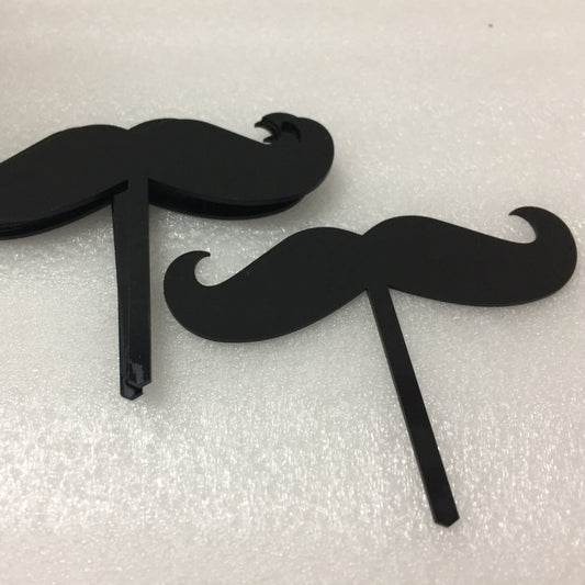 Moustache Mini Toppers
