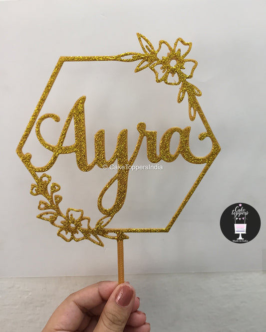 Personalized / Customized Name Cake Topper