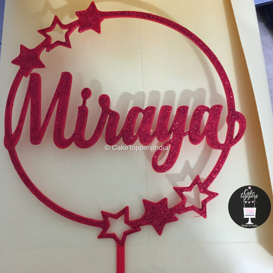 Personalized / Customized Name Cake Topper