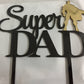 Super Dad Cake Topper 