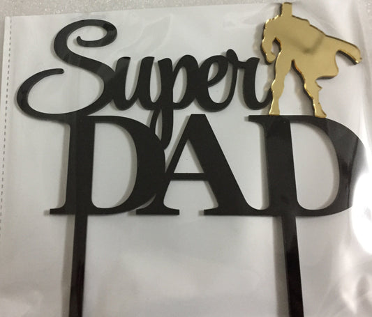 Super Dad Cake Topper 