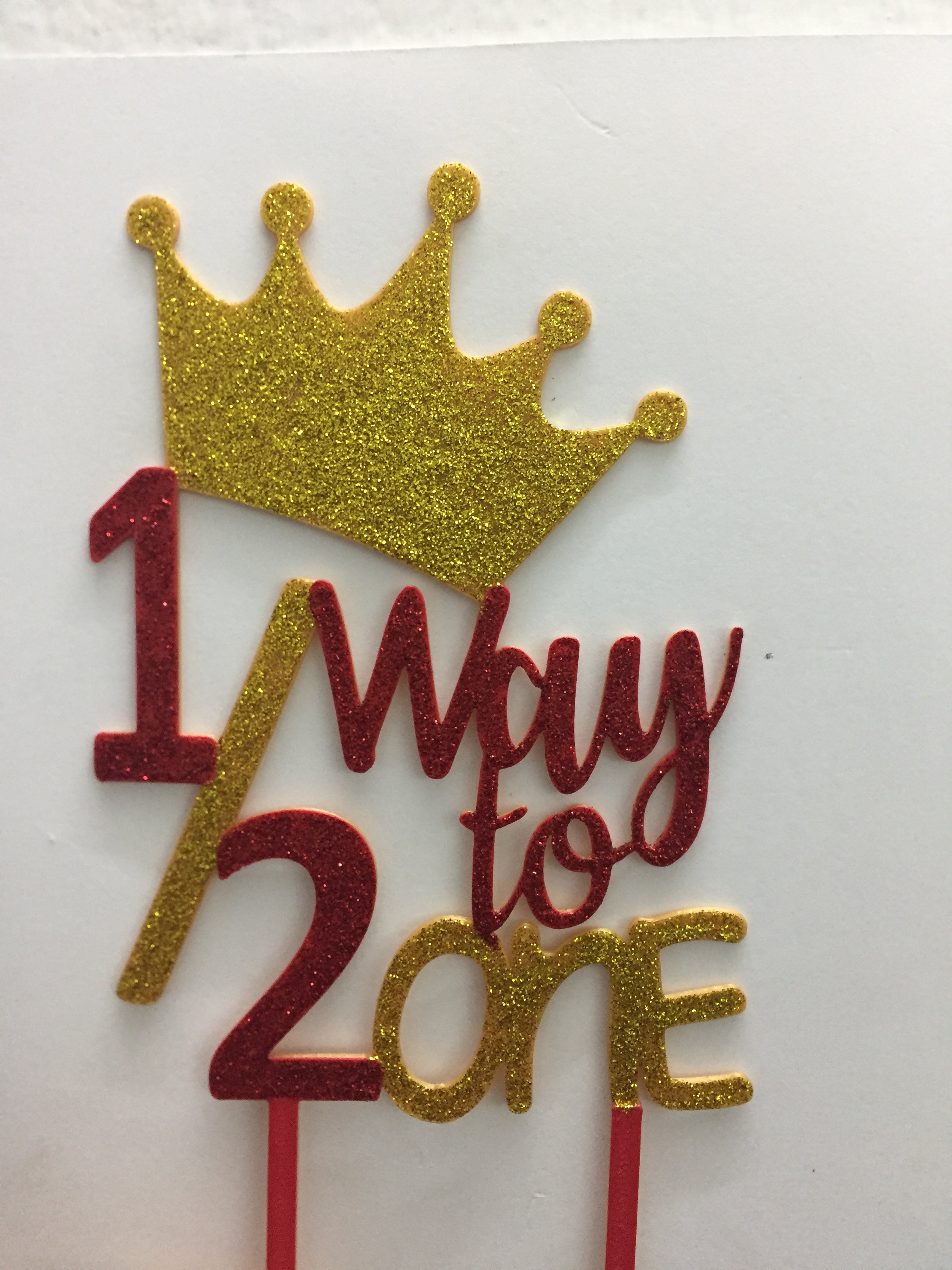 One Cake Topper - First Birthday Cake Topper – Entice Art Gallery