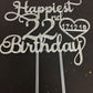 Personalized / Customized Happy Birthday Cake Topper with age