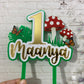 Personalized / Customized Forest Theme Cake Topper with Name