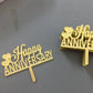  Mini Happy Anniversary Cake Topper