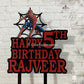 Personalized / Customized Spiderman Theme Cake Topper with Name PKCT036