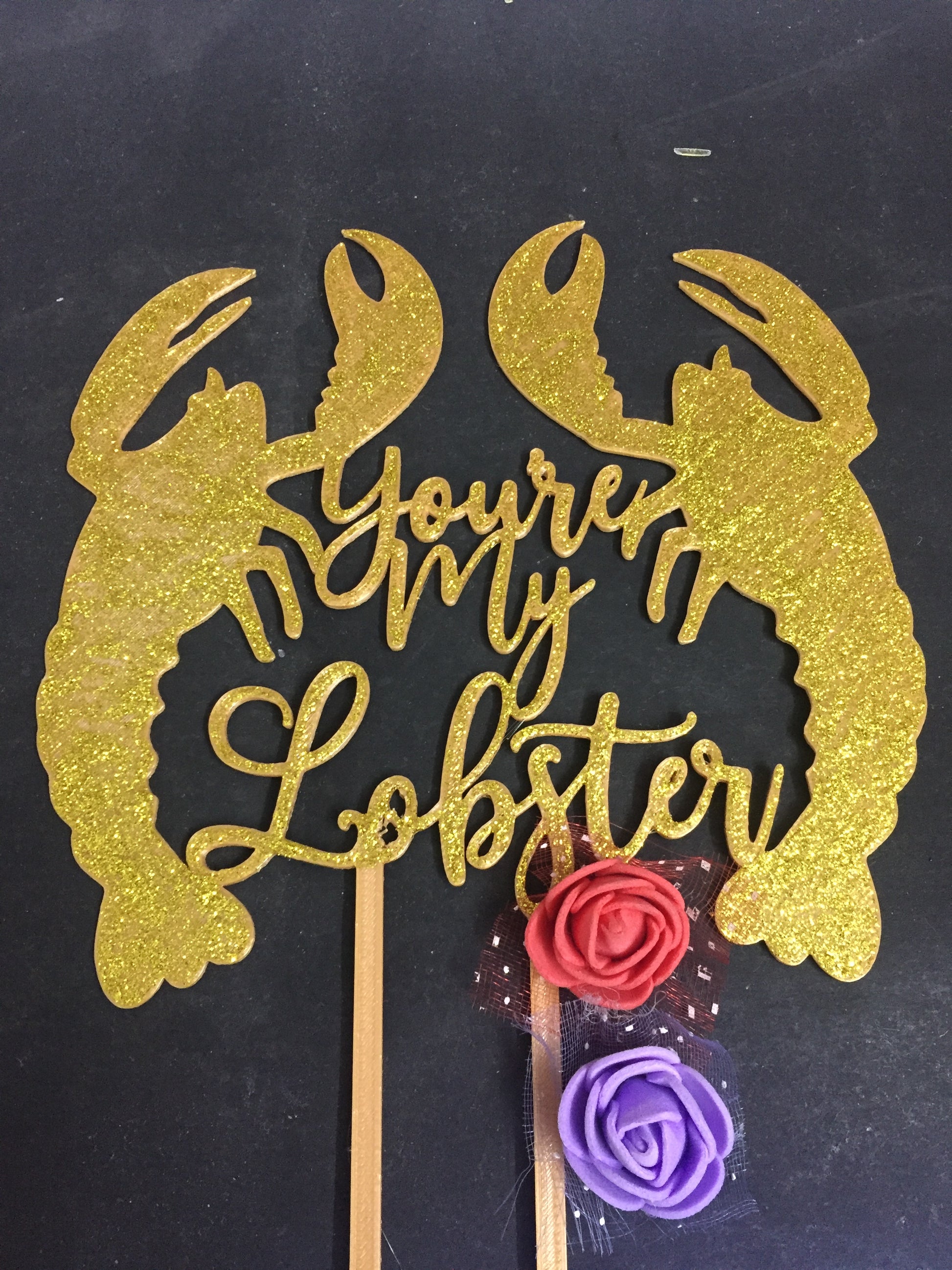 You're my Lobster Cake Topper 