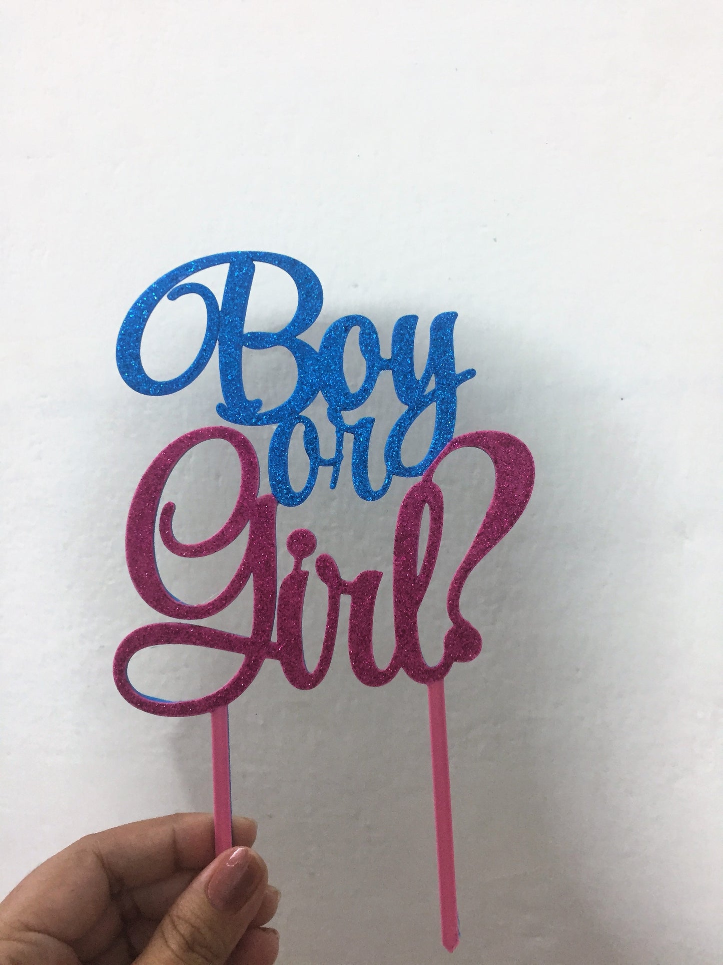 Boy or Girl Cake Topper