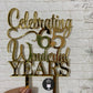 Personalized / Customized Anniversary Cake Topper