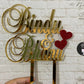 Customized Couple / Bride Groom Cake Topper for Wedding / Engagement