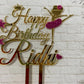 Personalized / Customized Birthday Cake Topper for Kids with Name 