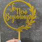 To New Beginnings Cake Topper 