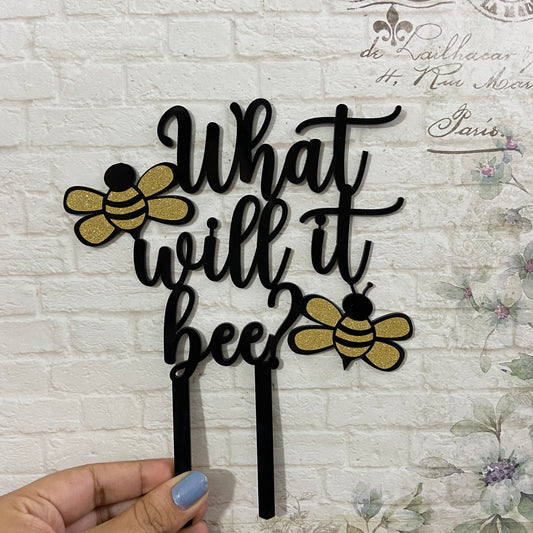 What will it Bee Cake Topper 