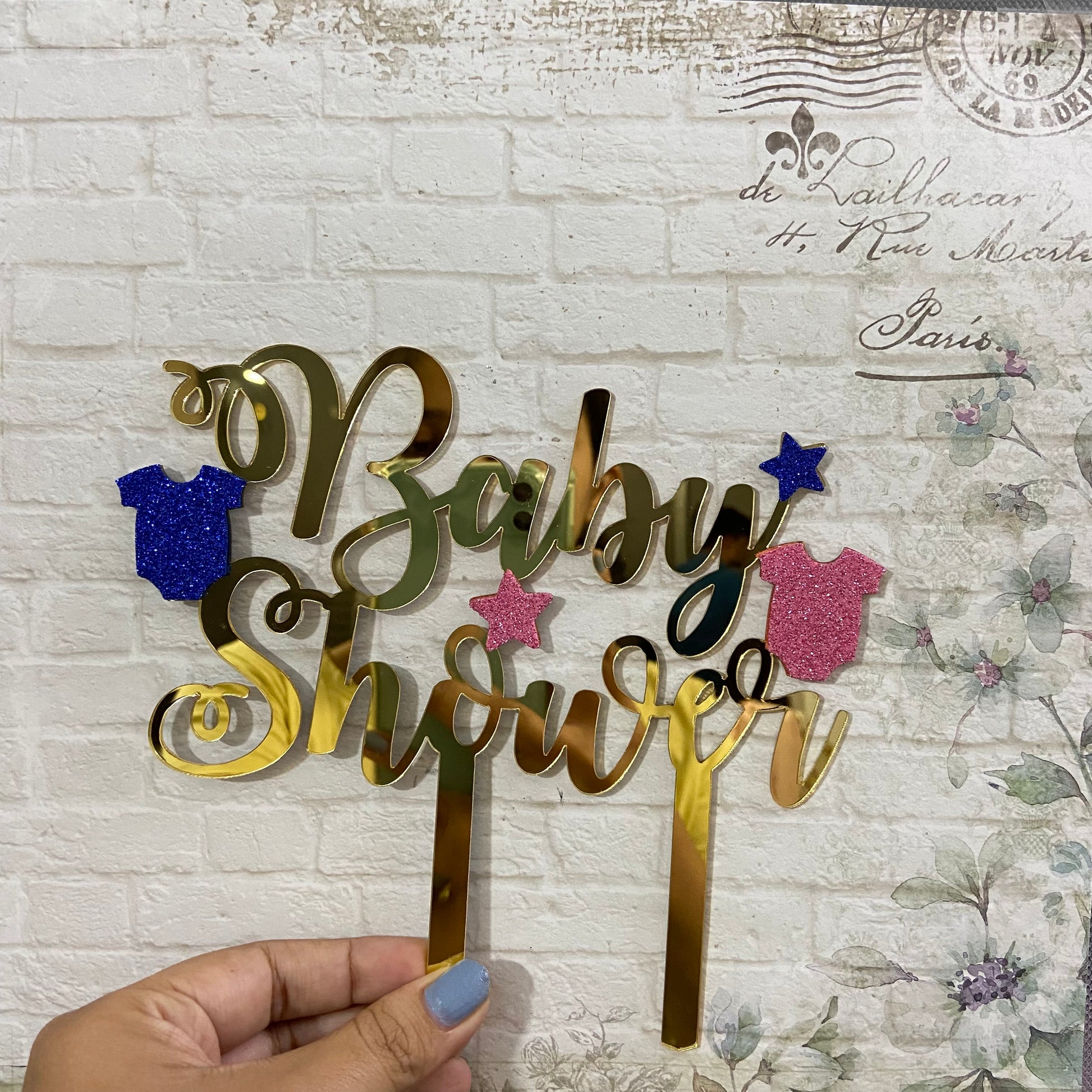 Baby Shower Cake Topper 