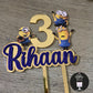 Personalized / Customized Minions Cake Topper with Name 