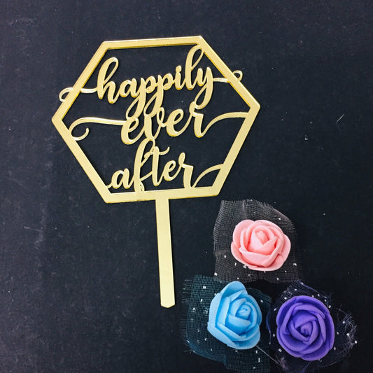 Happily Ever After Cake Topper