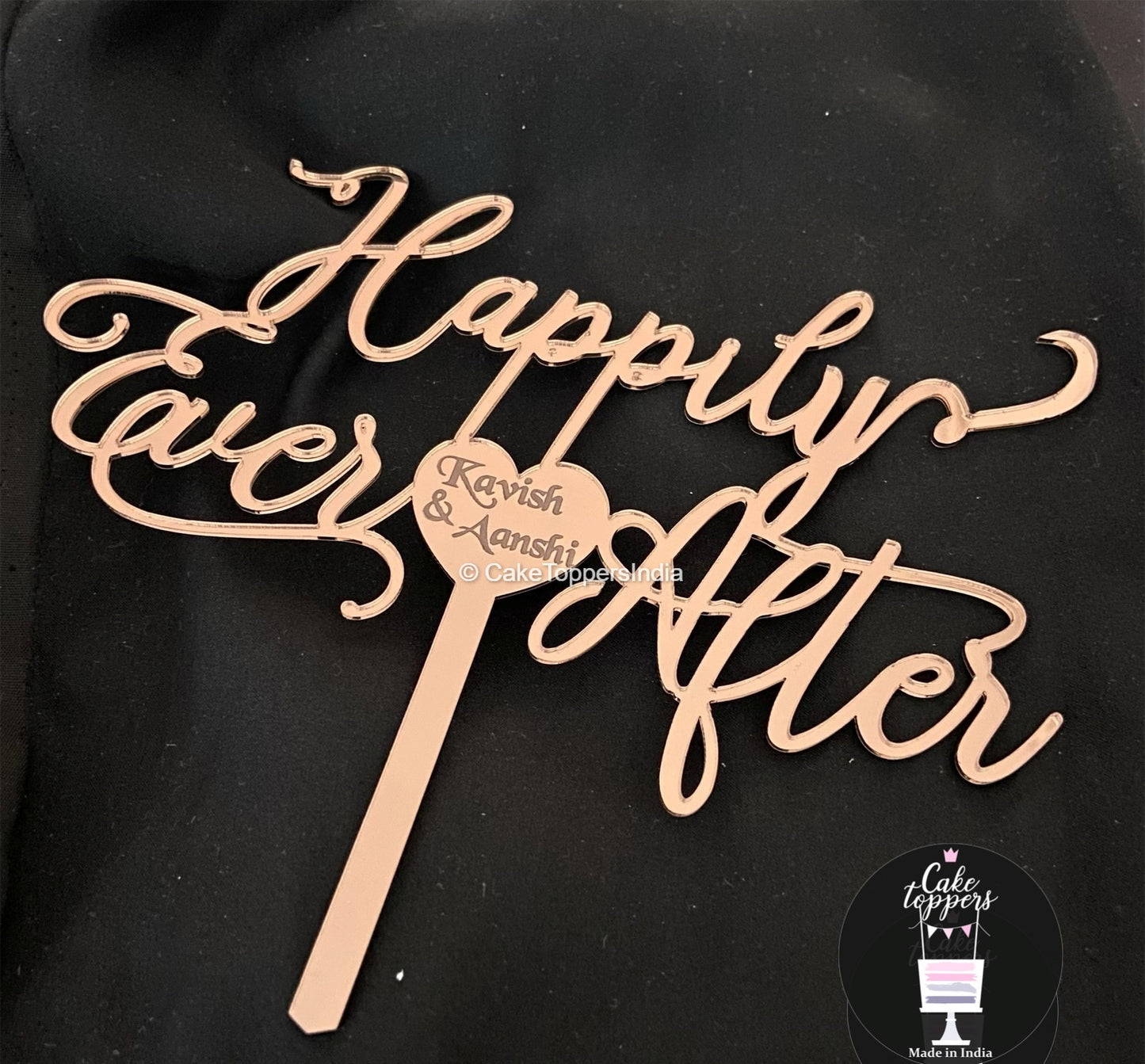 Happily Ever After Cake Topper