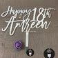 Personalized / Customized Happy Birthday Cake Topper with Age