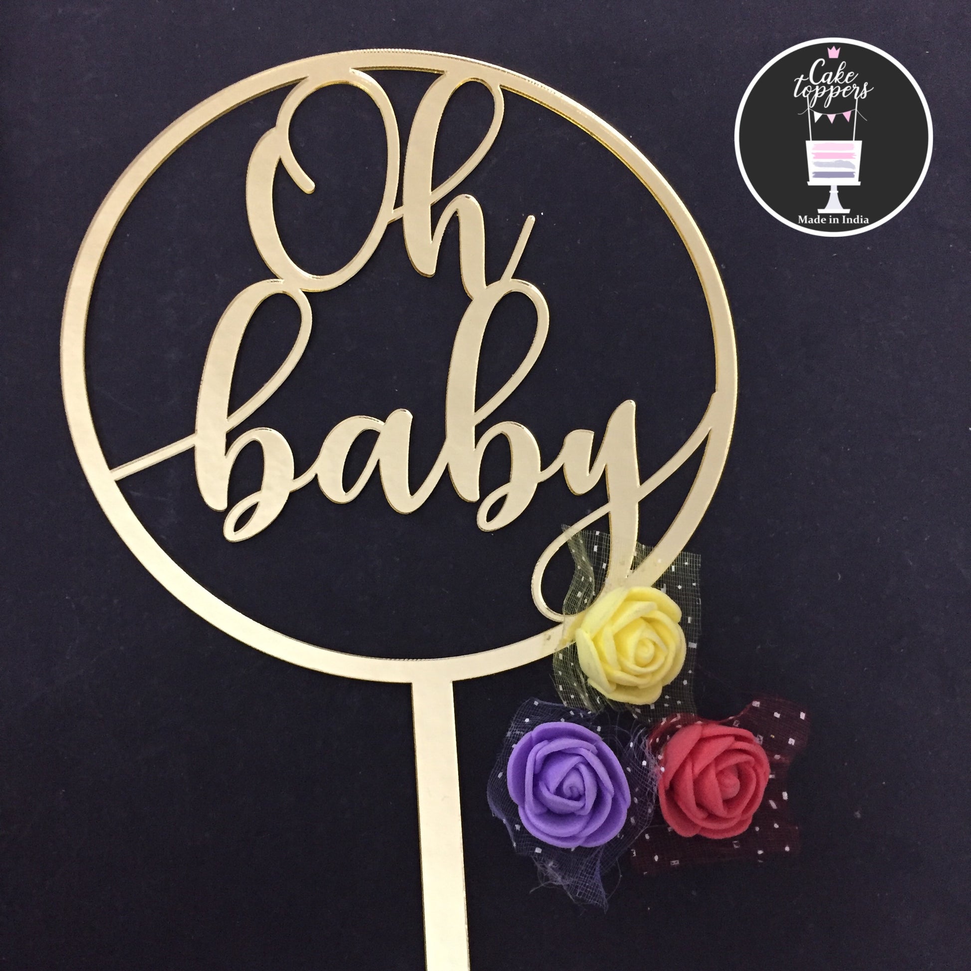 Oh Baby Cake Topper UK Outlet