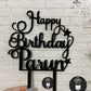 Personalized / Customized Happy Birthday Cake Topper with Name