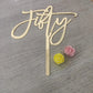 Fifty Cake Topper -50CT0015