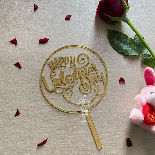 Happy Valentine's Day Cake Topper - VDCT008