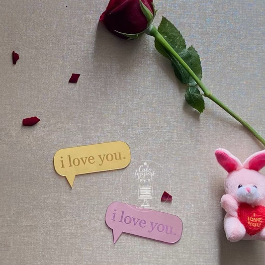 I Love You Message Charms - VDCT011