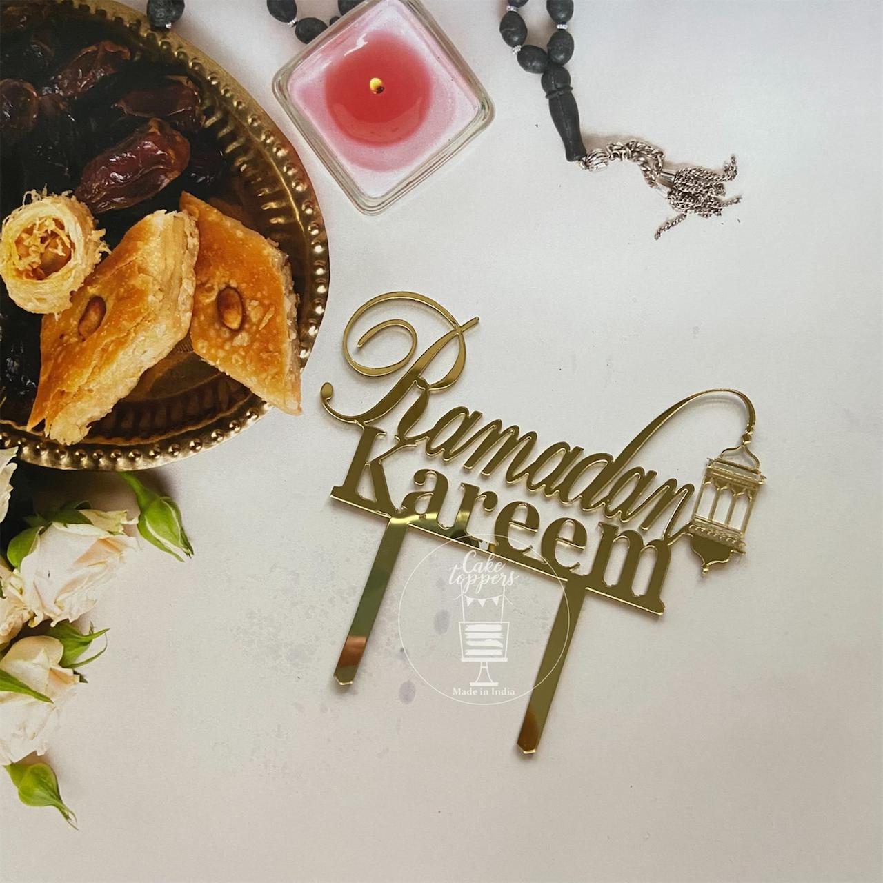 Ramadan Kareem Cake Topper EIDCT04 - 5 PCS