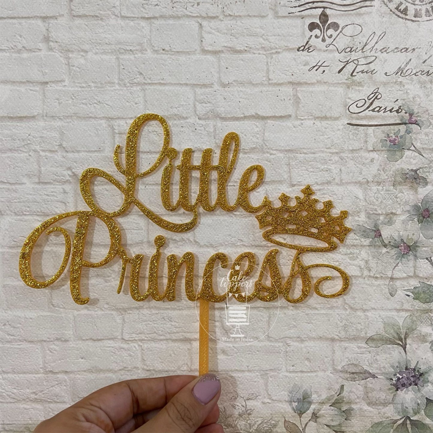 Little Princess Cake Topper - NBCT007