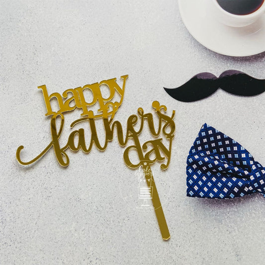 Happy Father's Day Cake Toppers- Set of 5